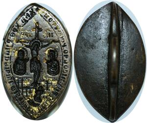 R1658 Unique Sceau Matrix Mandorle Italy Vatican Crucifixion Jesus Christ >Offer