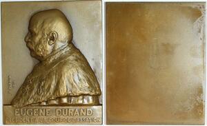 R1690 Rare Coffret Plaque Durand Cour Cassation R. Persin Epreuve Auteur SUP