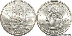 R1760 USA Vermont Quarter 1/4 Dollar Freedom and Unity 1791 2001 UNC -> M Offer