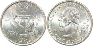 R1817 USA Tennessee Quarter 1/4 Dollar Musical Heritage 1796 2002 UNC -> M Offer
