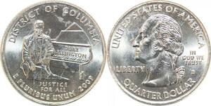 R1824 USA District Columbia Quarter 1/4 Dollar Duke Ellington 2009 UNC ->Offer