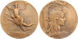 R2020 Médaille Exposition Universelle Internationale Malbes 1900 Chaplain SUP