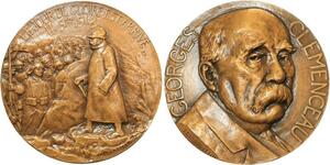 R2023 Médaille Georges Clemenceau Jour Gloire Arrivé WWI 1918 Legastelois SUP