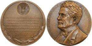 R2036 Rare Médaille USA Ambassadeur M. Herrick Legastelois 1924 Paris SUP