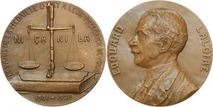 R2098 Rare Médaille Belgium Bruxelles Edward Laloire 1923 Lorrain SPL >Offer