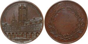 R2111 Médaille France Paris Collège Henri IV Auriol Perpignan Caqué 1882 SUP