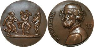 R2117 Médaille Belgique Renaissance Painter Brueghel 1525-1569 Wansart SPL