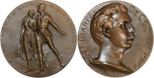 R2122 Médaille Belgique De Coster Ecrivain 1927 Mauquoy SPL -> Make Offer