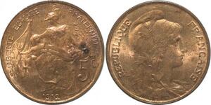 R2253 France 5 Centimes Dupuis 1912 FDC -> Faire Offre