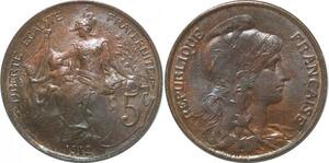 R2256 France 5 Centimes Dupuis 1912 SPL -> Faire Offre