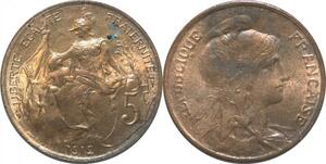 R2258 France 5 Centimes Dupuis 1912 SPL -> Faire Offre