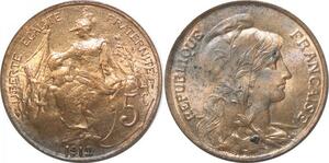 R2260 France 5 Centimes Dupuis 1912 SPL -> Faire Offre