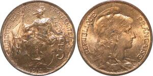 R2262 France 5 Centimes Dupuis 1912 SPL -> Faire Offre