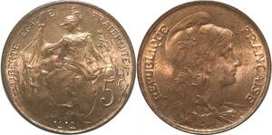 R2264 France 5 Centimes Dupuis 1912 FDC -> Faire Offre