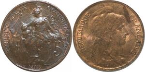 R2269 France 5 Centimes Dupuis 1912 SPL -> Faire Offre