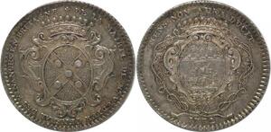R2274 Rare Jeton Bretagne Jean-François Vedier Maire 1732 Nantes Argent SPL