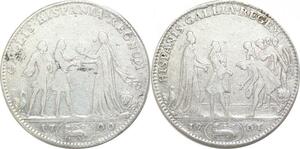 R2285 Jeton Noblesse Accession Trône Espagne Duc Anjou Philippe V 1701 Argent