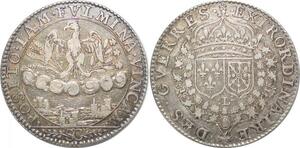R2287 Inédit Rare Jeton Louis XIV Extraordinaires Guerres Argent SUP > M offer