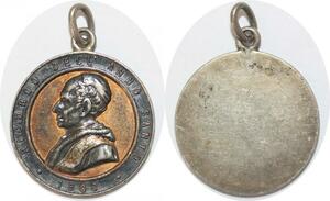 R2292 Medaglia Vatican Pope Leone XIII Santo Jubilé 1900 Silvered -> Make Offer