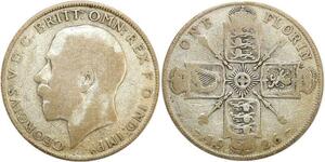 R2319 Great Britain Florin George V 1926 Silver -> Make offer