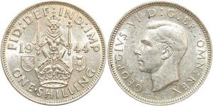 R2320 Great Britain Shilling George VI 1944 Silver UNC -> Make offer
