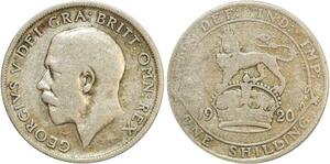 R2324 Great Britain Shilling George V 1920 Silver -> Make offer