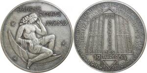 R2446 Austria Medal Art Annual Regent Moon 1964 Sundays Holidays Silver AU