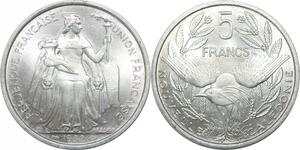 R2476 Nouvelle Calédonie 5 Francs 1977 FDC -> Faire offre