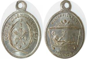 R2556 Medal Vatican Sancta Filomena Opa Pro Nobis AU -> Make Offer