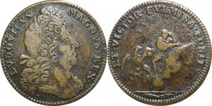 R2587 Jeton Louis XV Et Victor Fvlmina Jupiter dans les Nuages -> Make Offer