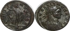 R2625 Rare Roman Empire Antoninianus Aurelian AD 270-275 Oriens Avg Milan UNC