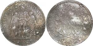 R2637 Faux d'époque 5 Francs Hercule 1875 A Paris Argent -> Make Offer