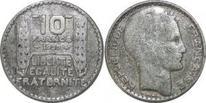 R2645 Faux d'époque 10 Francs Turin 1929 Argent -> Make Offer