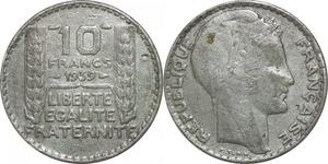 R2646 Faux d'époque 10 Francs Turin 1939 Argent -> Make Offer