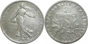 R2653 Faux d'époque France 2 Francs Semeuse 1898 -> Make d'Offer