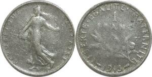 R2654 Faux d'époque France 1 Franc Semeuse 1913 Argent -> Make d'Offer