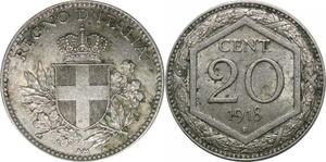 R2706 Italy 20 Centesemi 1918 R Roma -> Make Offer