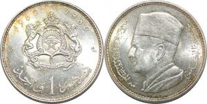 R2708 Maroc Morocco 1 Dirham Mohammed V AH 1380 1960 UNC -> Make Offer