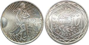 R2730 France 10 Euros La Semeuse Monnaie de Paris Argent 2009 FDC -> Make Offer