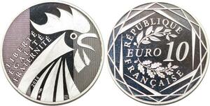 R2741 France 10 Euros Coq Monnaie de Paris Argent 2014 BE -> Make Offer