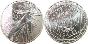 R2744 France 10 Euros Coq Monnaie de Paris Argent 2014 FDC -> Make Offer