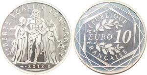 R2745 France 10 Euros Hercule Monnaie de Paris Argent 2012 BE -> Make Offer