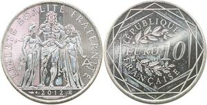 R2747 France 10 Euros Hercule Monnaie de Paris Argent 2012 FDC -> Make Offer
