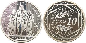R2748 France 10 Euros Hercule Monnaie de Paris Argent 2012 BE -> Make Offer