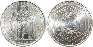R2749 France 10 Euros Hercule Monnaie de Paris Argent 2013 FDC -> Make Offer