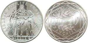 R2752 France 10 Euros Hercule Monnaie de Paris Argent 2013 FDC -> Make Offer