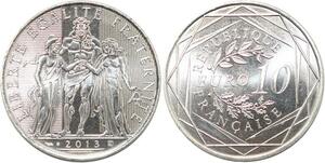 R2756 France 10 Euros Hercule Monnaie de Paris Argent 2013 FDC -> Make Offer