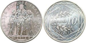 R2761 France 10 Euros Hercule Monnaie de Paris Argent 2012 FDC -> Make Offer