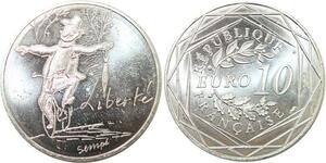 R2762 France 10 Euros Liberté Monnaie de Paris Argent 2014 Sempé FDC > M Offer