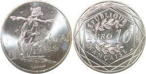 R2764 France 10 Euros Liberté Monnaie de Paris Argent 2014 Sempé FDC > M Offer